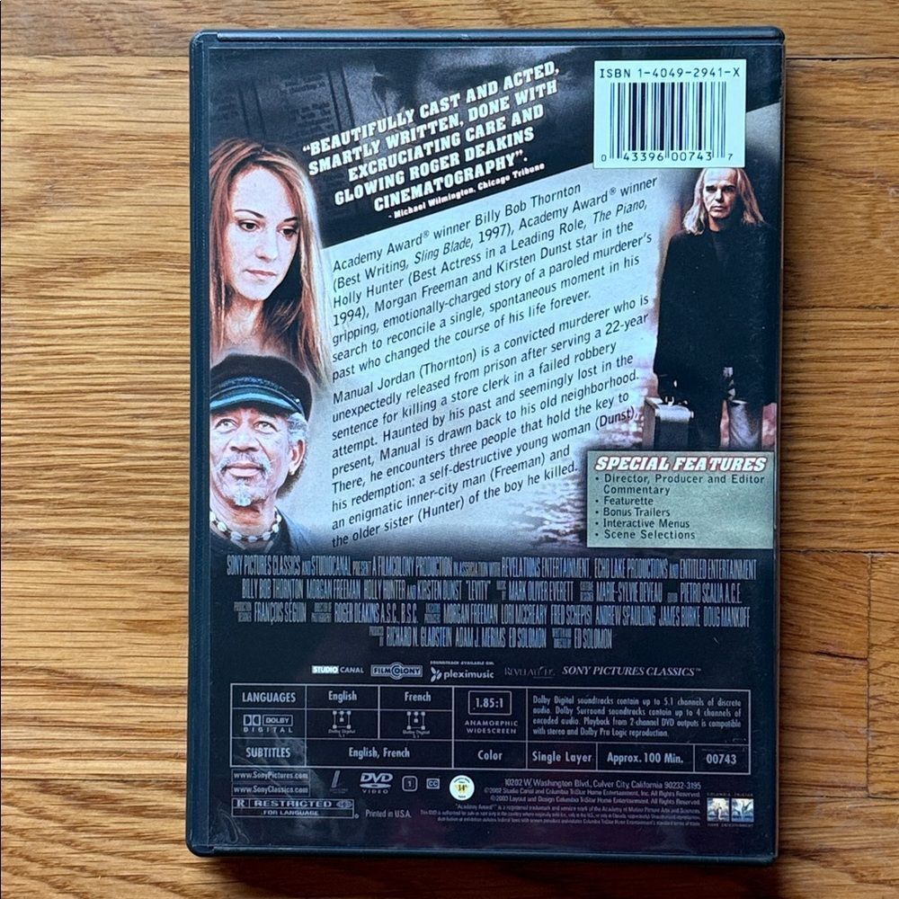 “Levity”DVD!  - Picture 3 of 6
